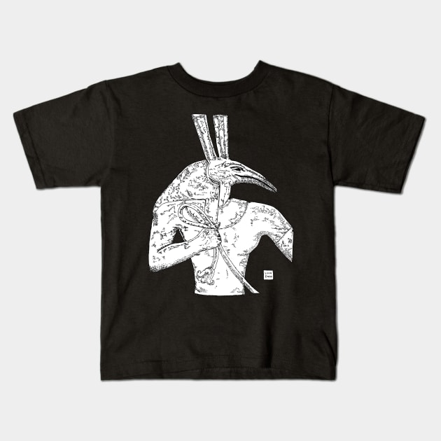 SETH EGYPTIAN GOD SKETCH Kids T-Shirt by Shall1983